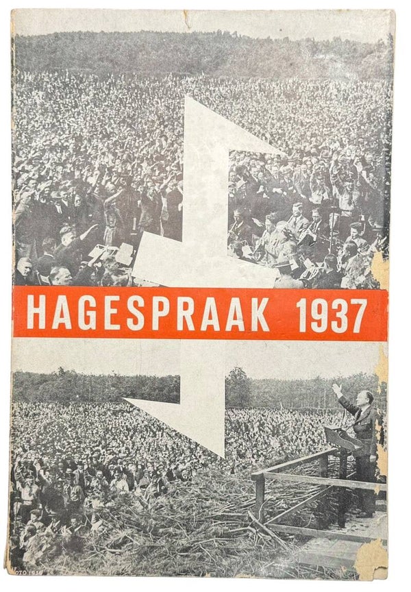 Dutch NSB brochure 'Hagespraak' 1937