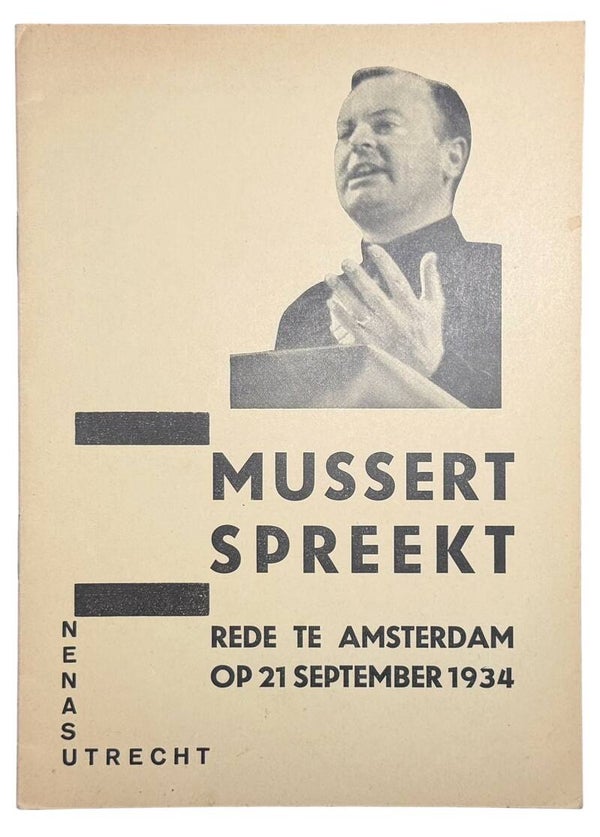 mussert spreekt rede adam