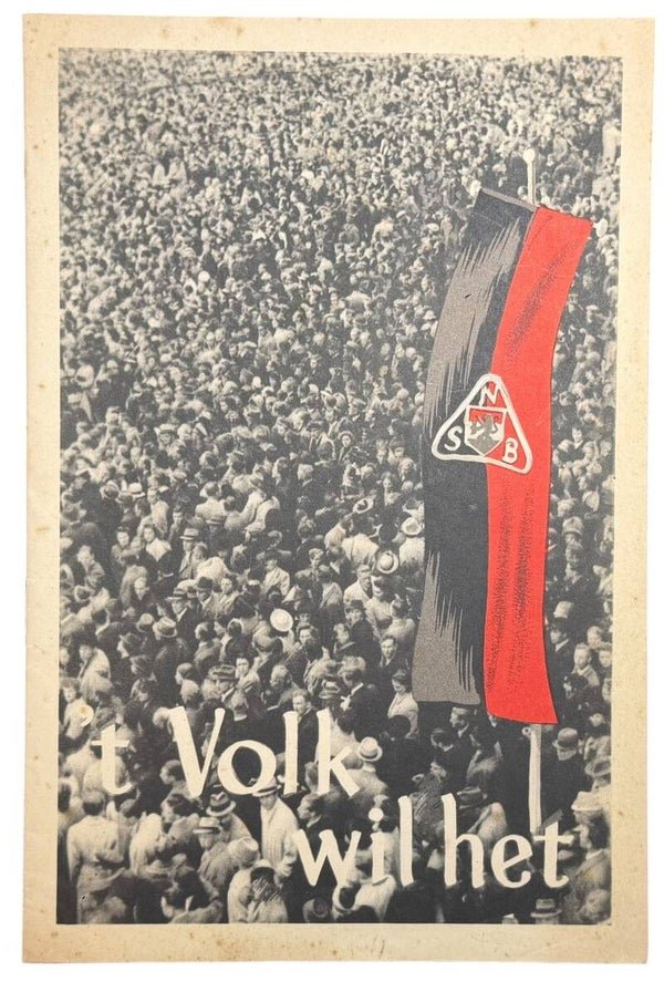 Dutch NSB brochure 'Volk wil het' 1943