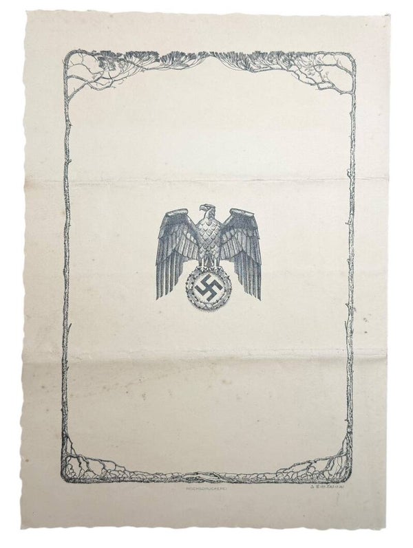 German telegram 1940