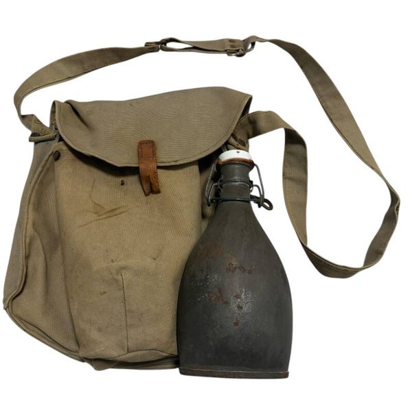 Dutch bread bag + Grolsch canteen