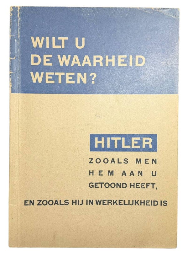 Dutch brochure 'Wilt u de waarheid weten?'