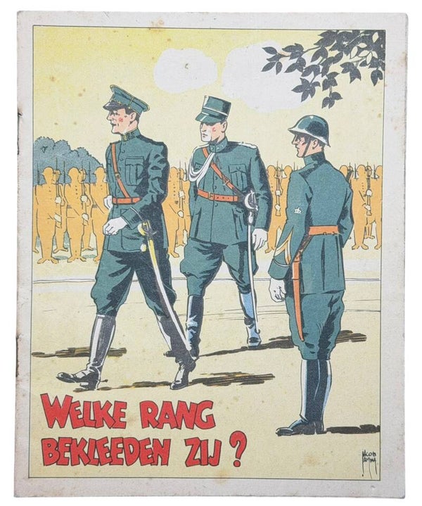 Dutch booklet 'Welke rangen bekleden zij?' named
