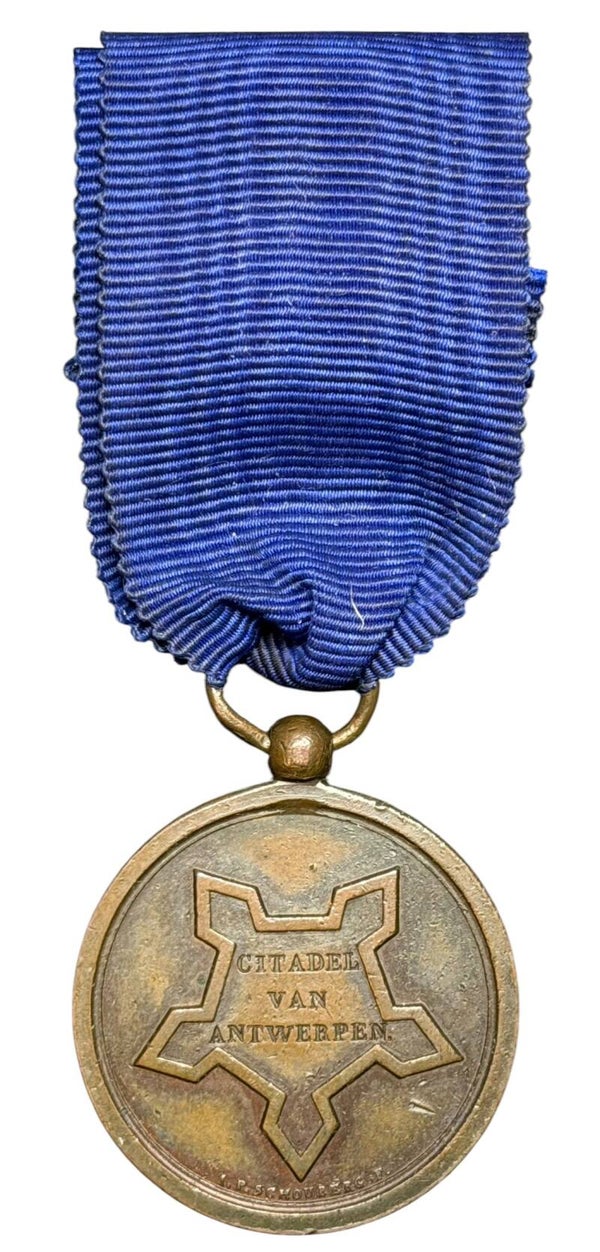 Dutch Citadel of Antwerp Medal 1832