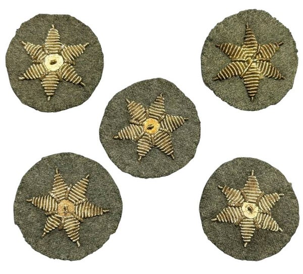 Dutch rank stars on cloth pre 1940