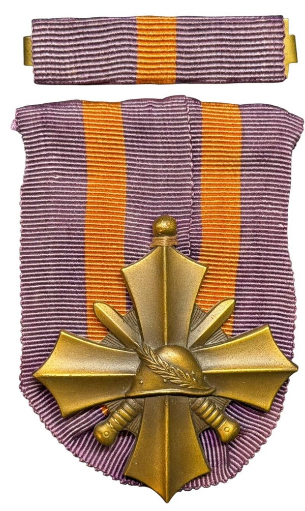 Dutch Mobilization War Cross + Baton