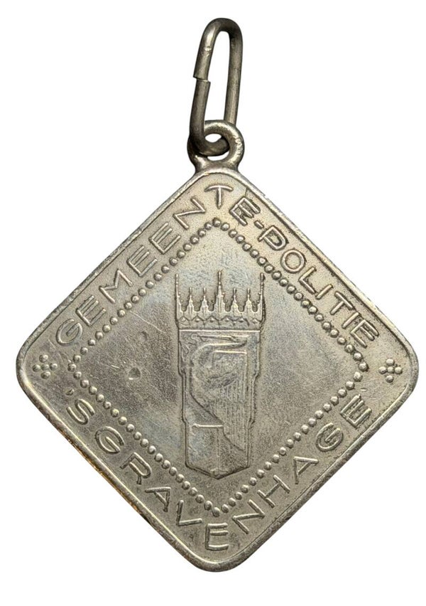 Dutch badge 'Agent van Politie' The Hague No. 1655