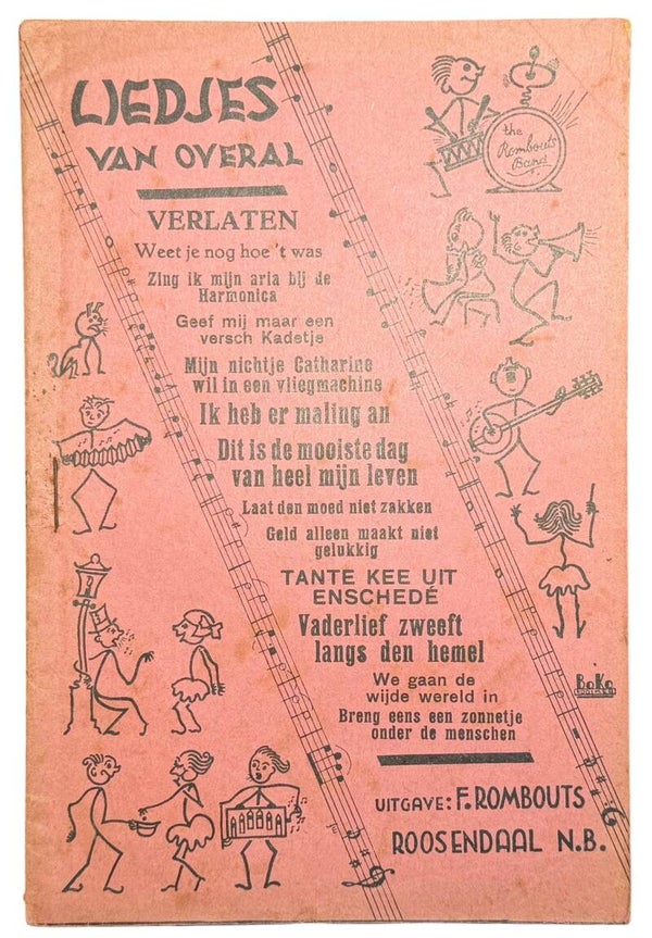 Dutch songbook 'Liedjes van overal'