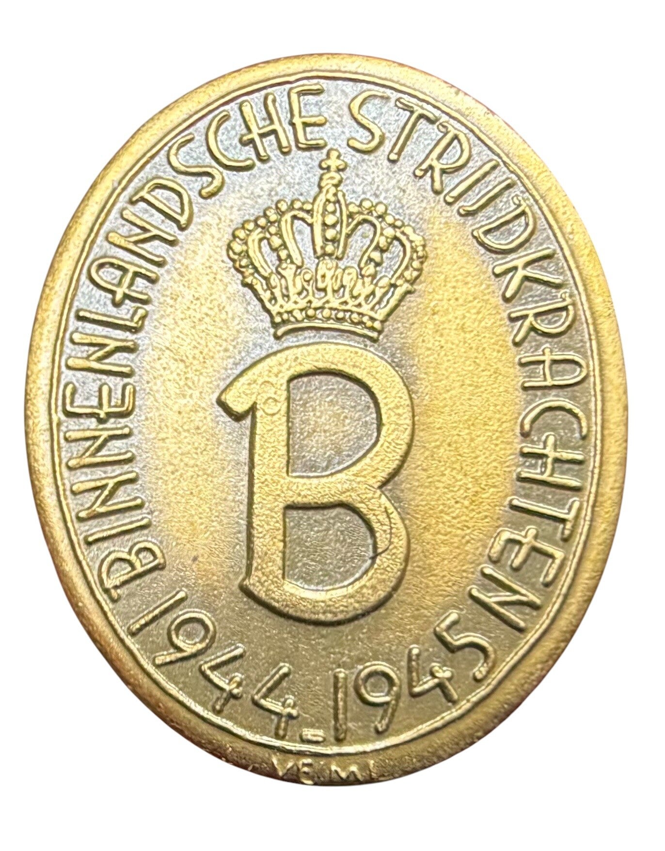 Dutch 'Binnenlandse strijdkracht' BS pin