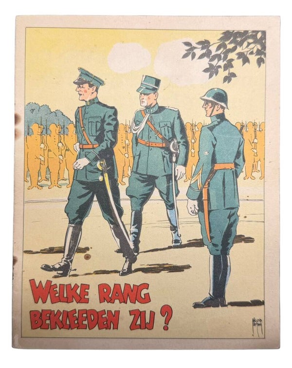 Dutch booklet 'Welke rangen bekleden zij?'