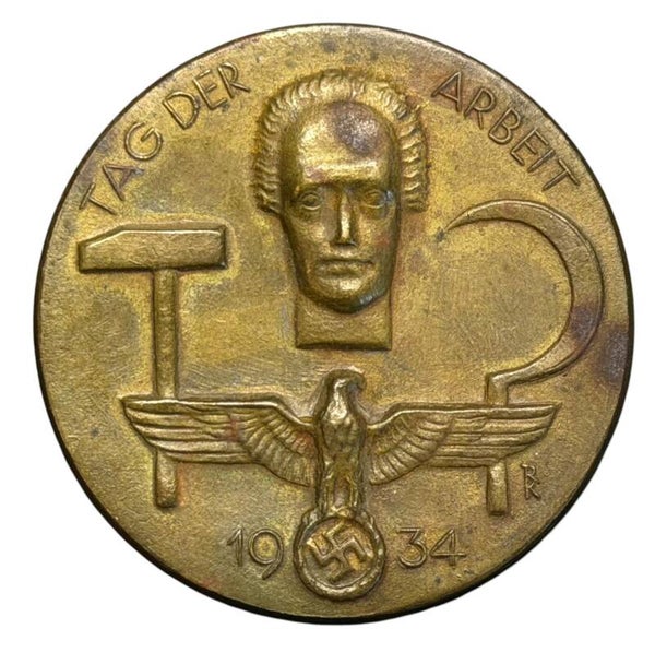 German 'Tag der Arbeit' 1934 Tinnie