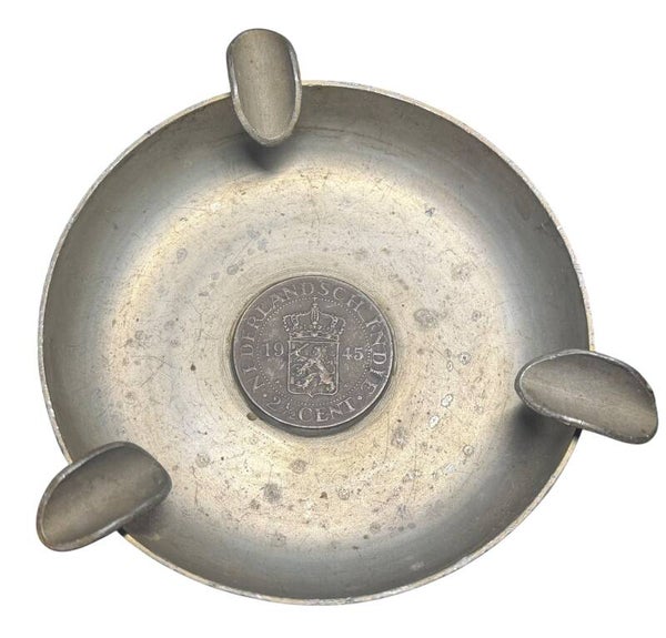 Dutch East Indies metal Ashtray 1945