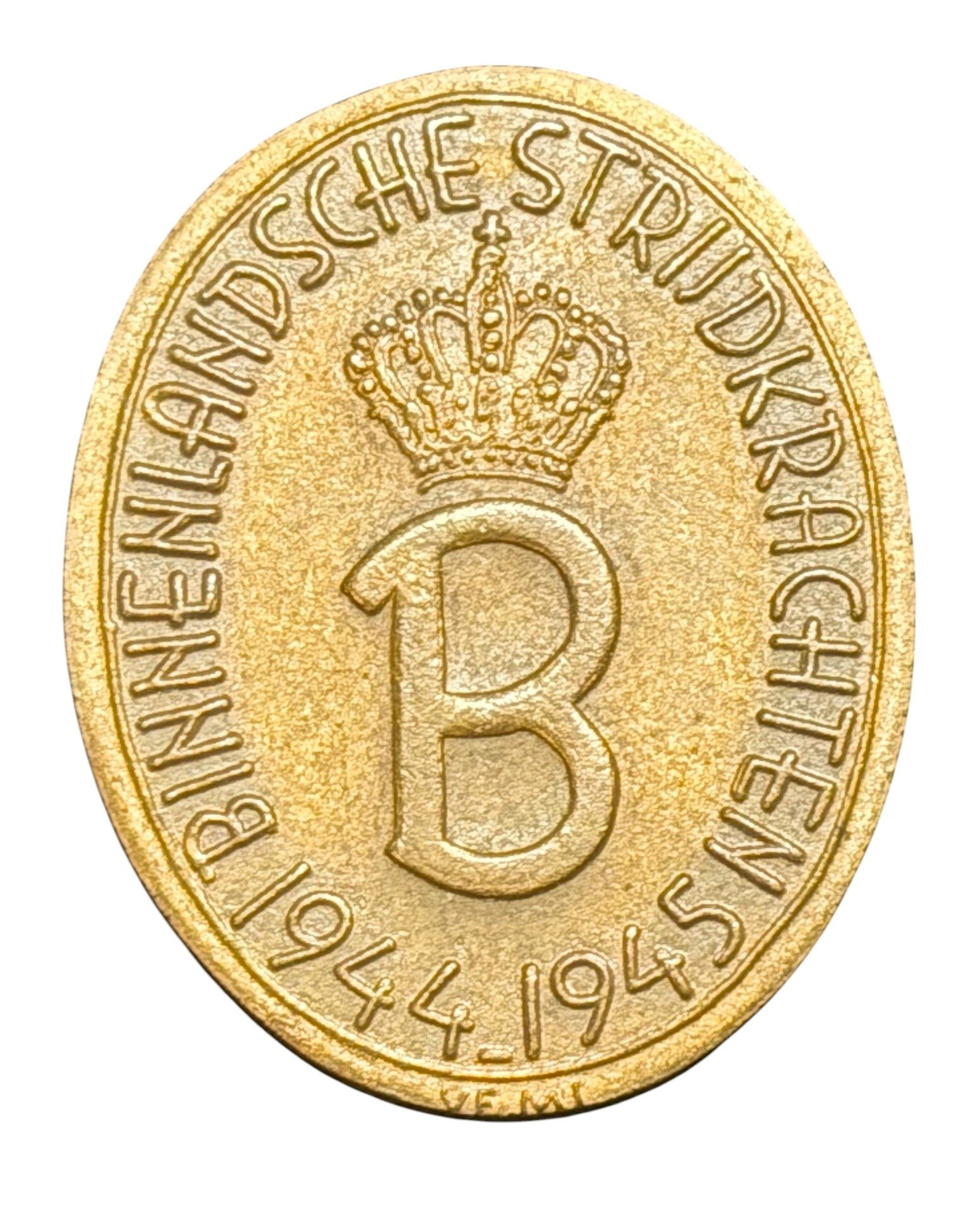 Dutch 'Binnenlandse strijdkracht' BS pin