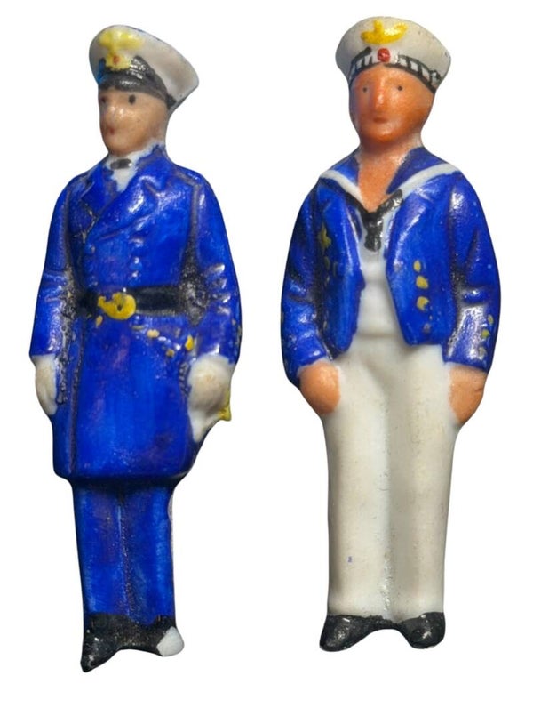 German WHW Kriegsmarine officer and sailor pins
