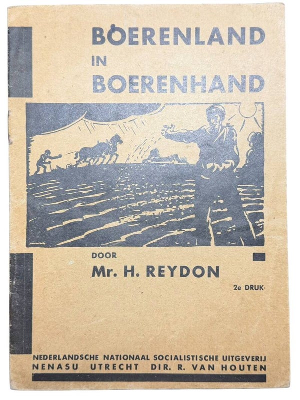 Dutch NSB booklet 'Boerenland in Boerenhand'