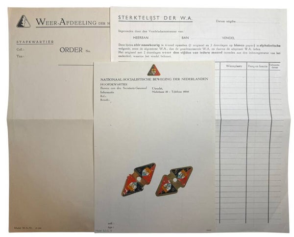Dutch NSB WWII set