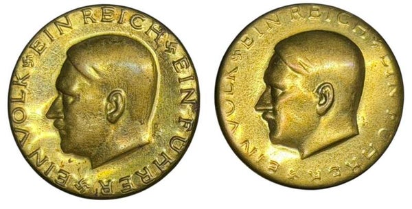 German AH 1933 election badge tinnies