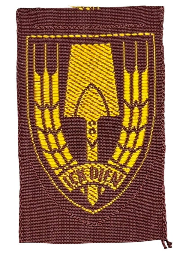 Dutch Arbeitsdienst NAD Ick dien emblem