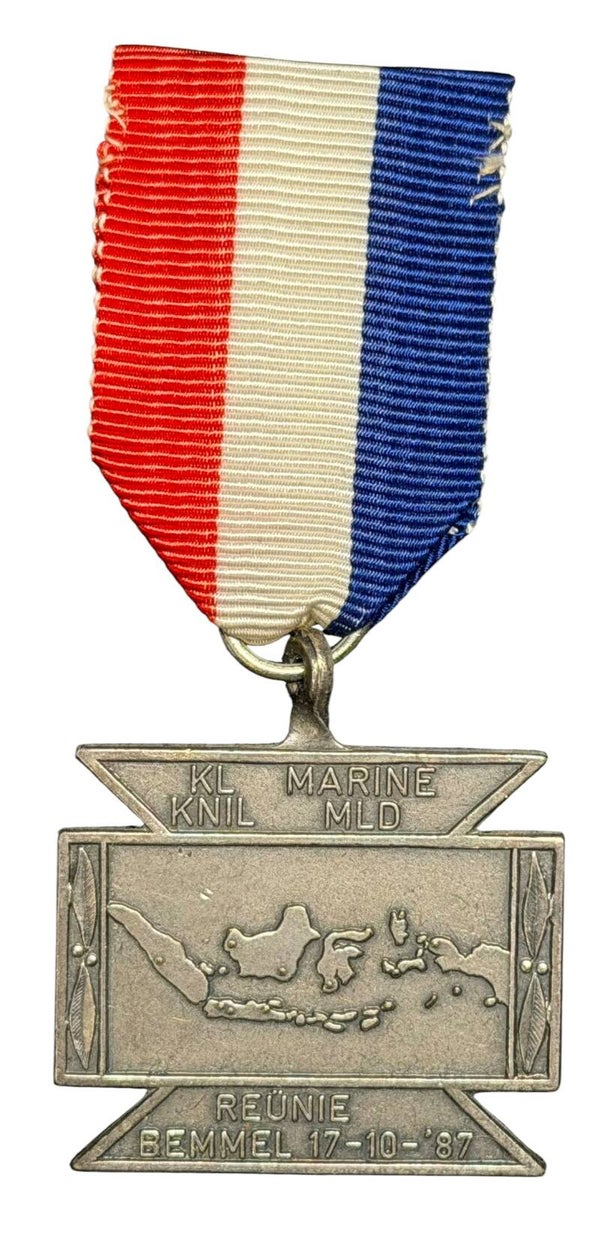 Dutch commemorative medal Reunion KNIL Bemmel 1987