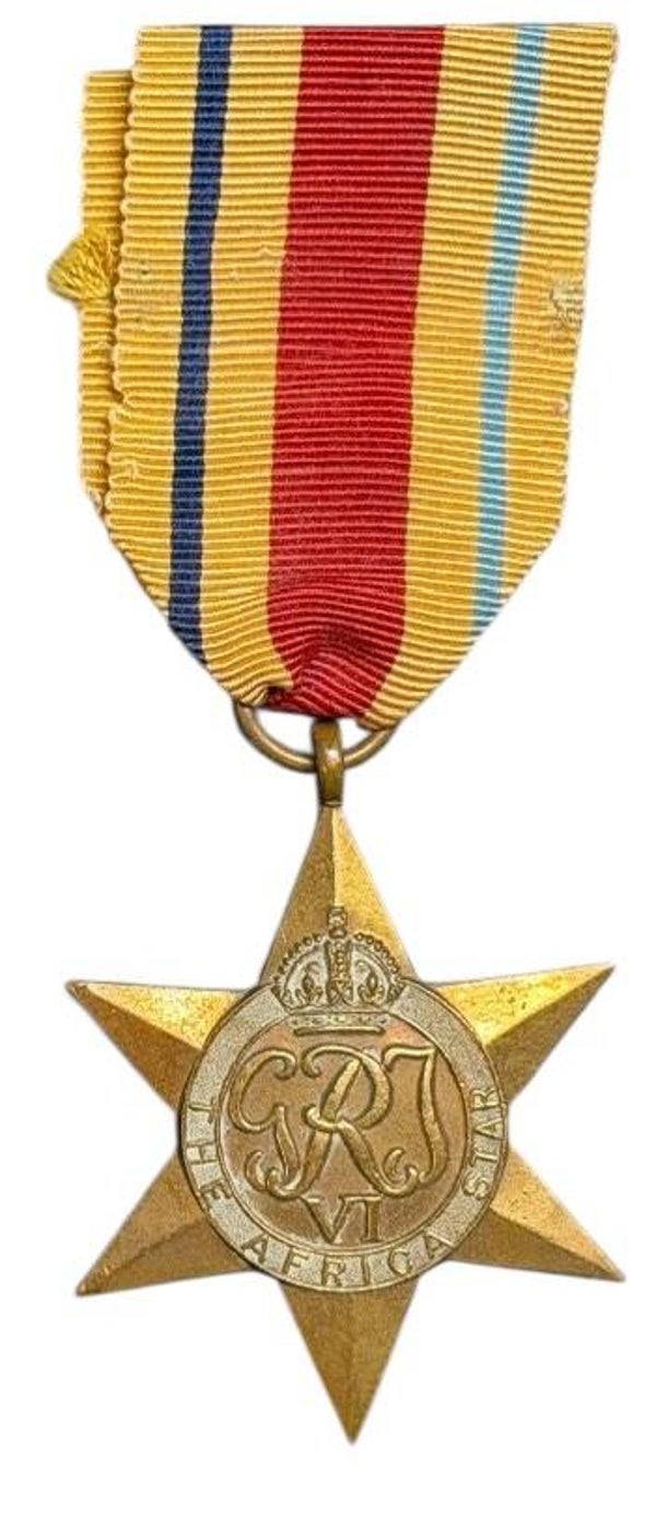 British 'The Africa star' medal