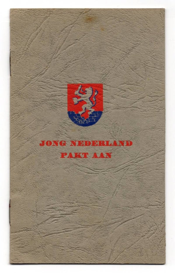 Dutch Volksherstel 'Jonge Nederland pakt aan' personal booklet