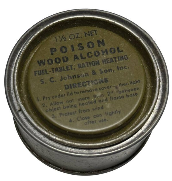 American Poison wood alcohol tin