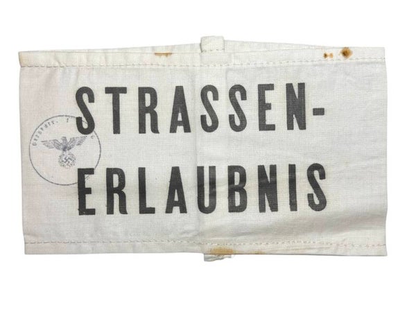 German “Strassen Erlaubnis” armband Gorinchem and Vianen