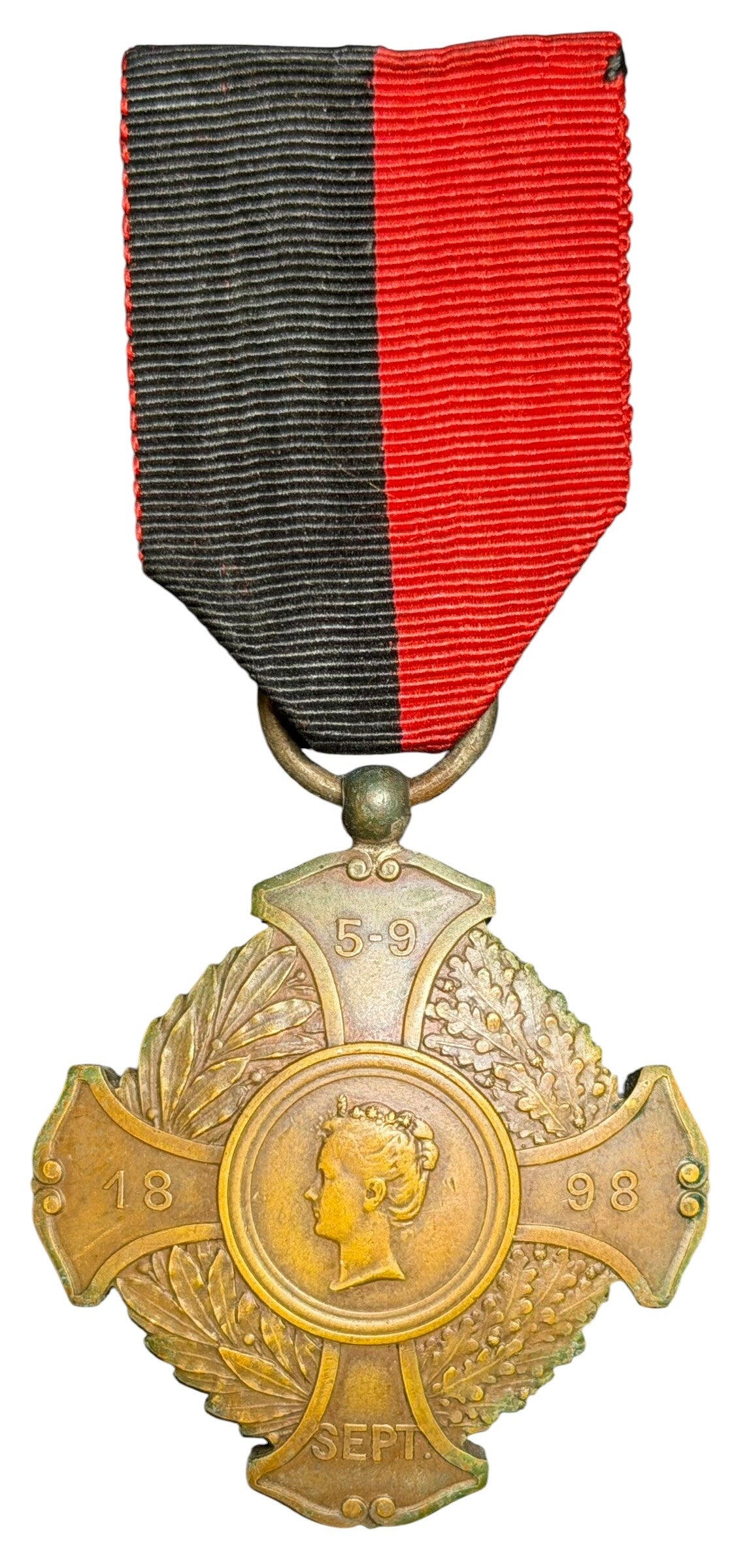 Dutch Amsterdam Police medal 1898