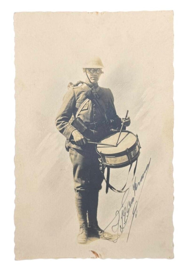 Dutch postcard Drummer named