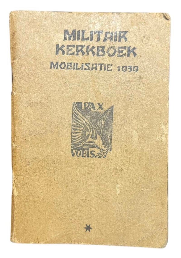 Dutch Military Prayer Book pre-1940 with Name (Mill)