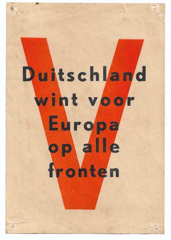 German NSB pamphlet "V-Victory" 1941