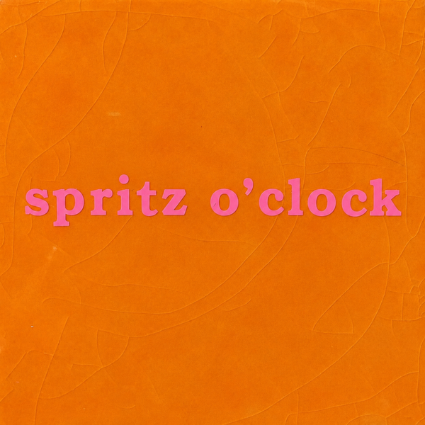 spritz o’clock tegeltje oranje/roze