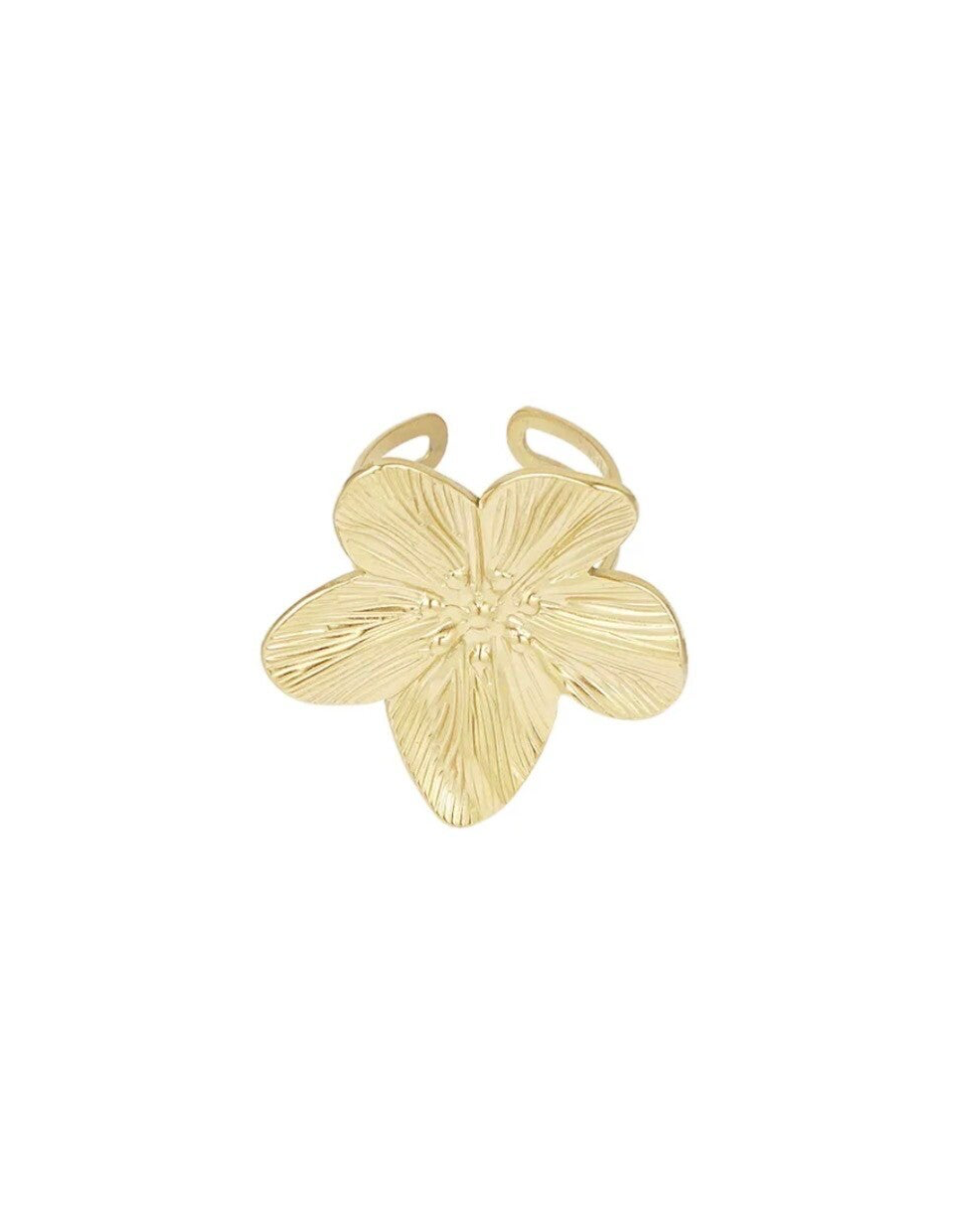 Flower ring goud