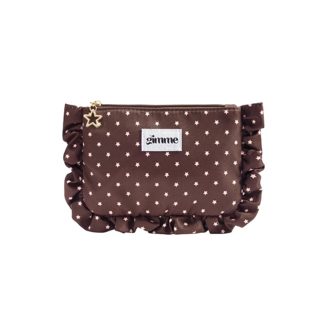 Make-up tasje gimme - bruin/roze