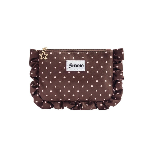 Make-up tasje gimme - bruin/roze