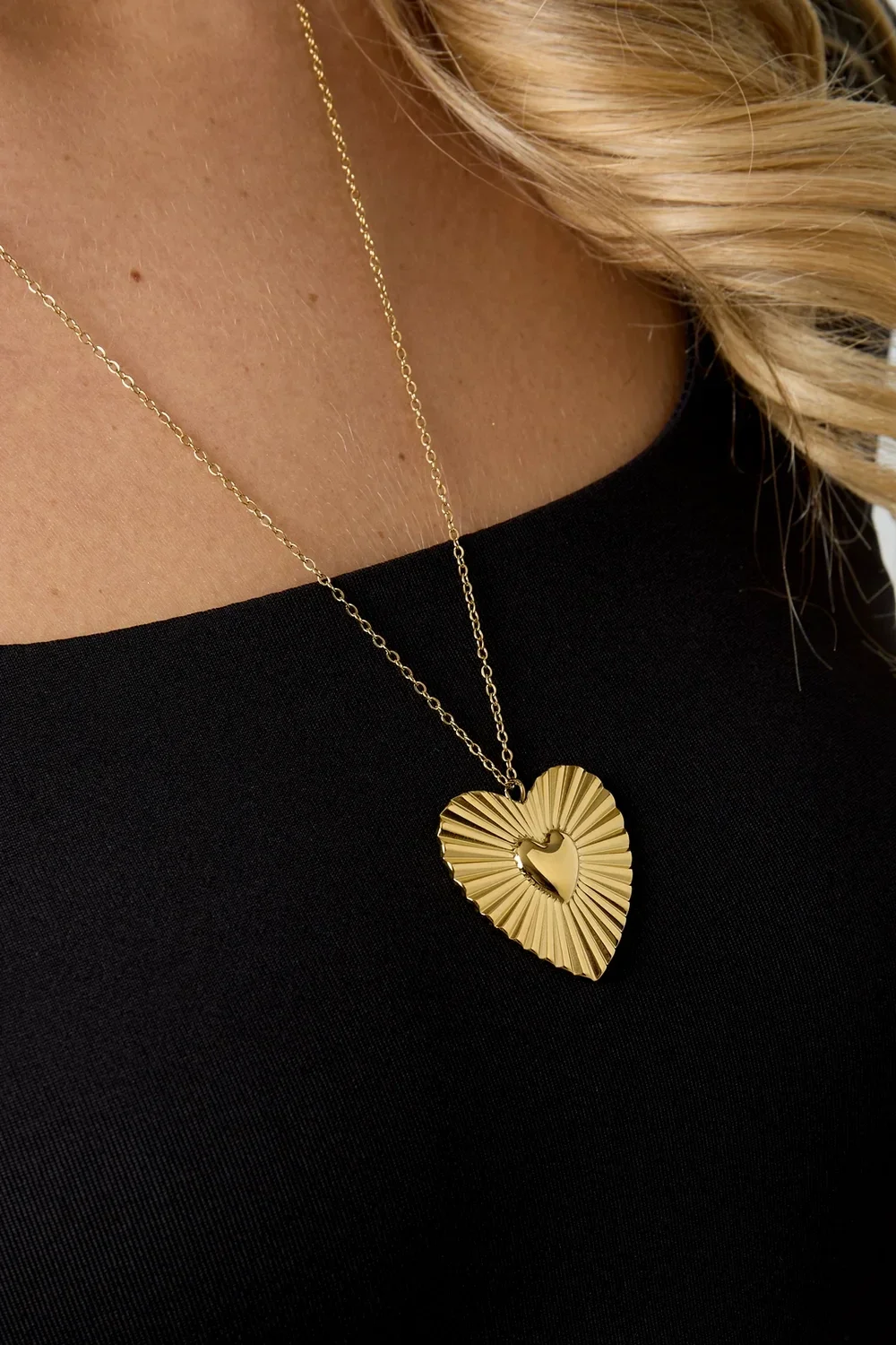 Pendant ketting goud