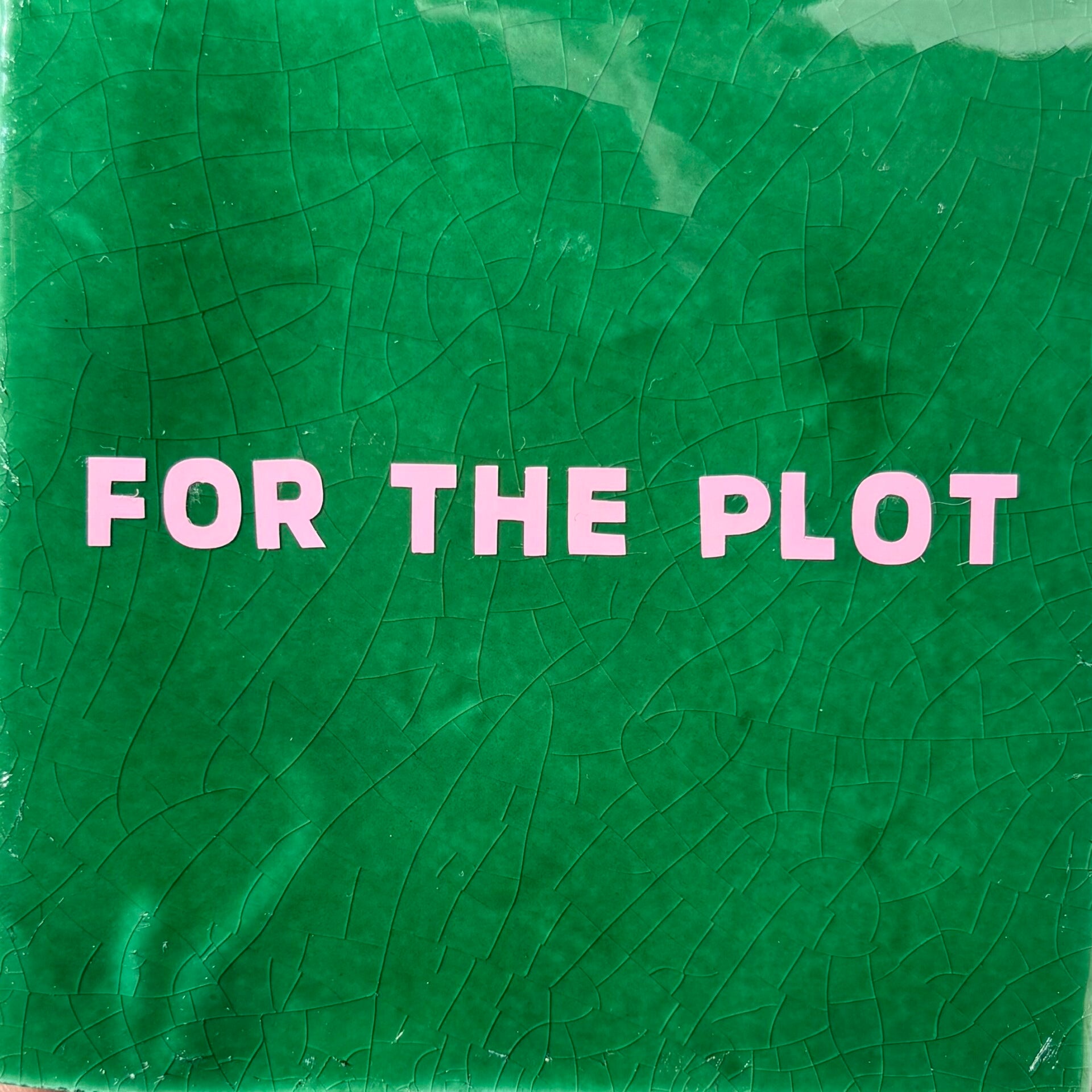 For the plot tegeltje groen/roze