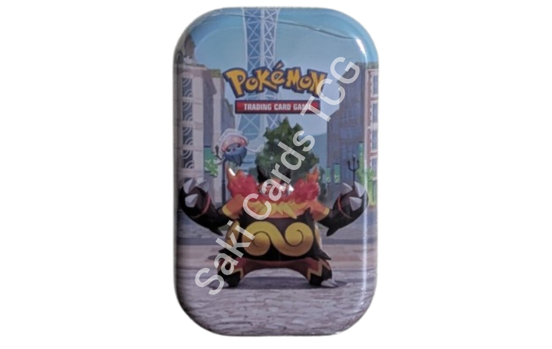Lumiose city Emboar mini tin