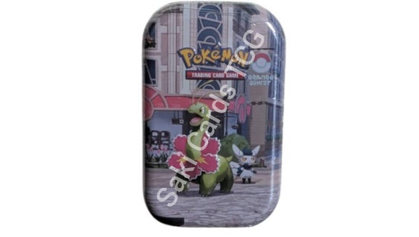 Lumiose city Meganium mini tin