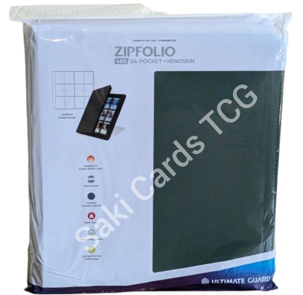 Ultimate Guard Zipfolio 480 24-Pocket Green