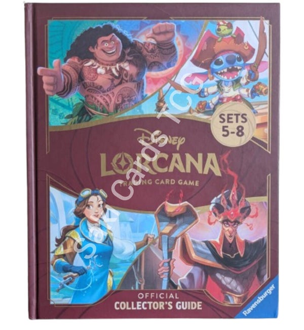 Disney Lorcana TCG Book The Official Collector's Guide Sets 5 - 8 English