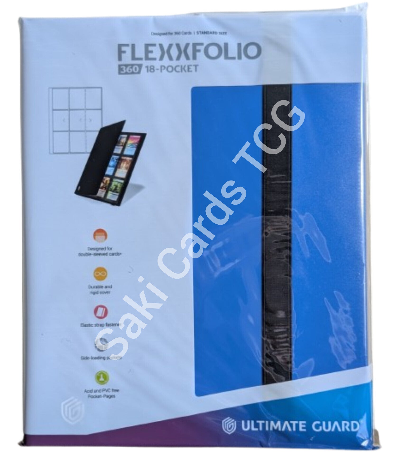 Ultimate Guard Flexxfolio 360 18-Pocket Blue