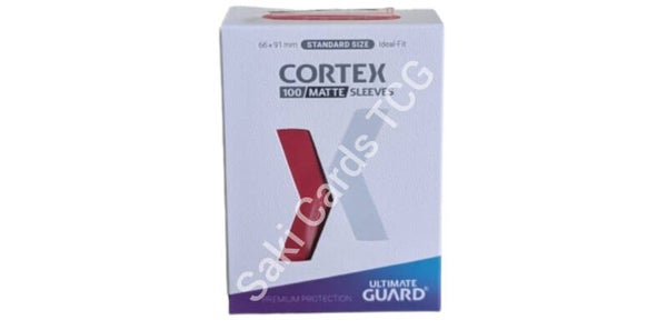 Ultimate Guard Cortex Sleeves Matte Standard size (100) Red