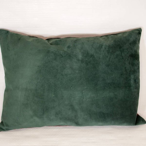 kussenhoes Suede green