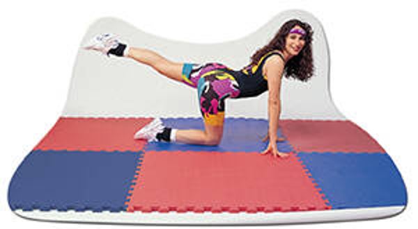 2-Farbige Exercise Matte