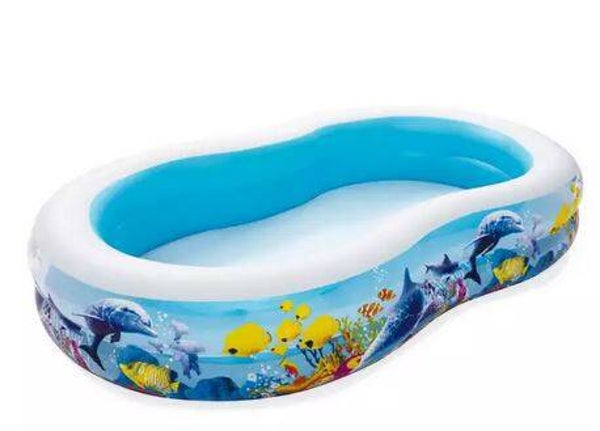 Family Pool Fish 'n Friends ™ 262 x 157 x 46 cm, oval