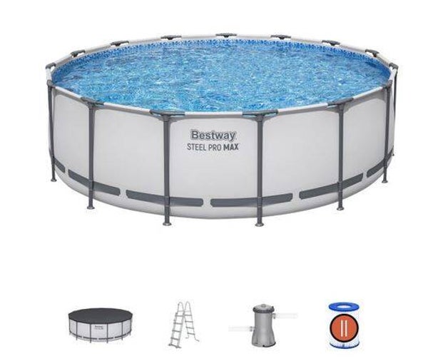 Steel Pro MAX™ Frame Pool mit Filterpumpe Ø 457 x 122 cm