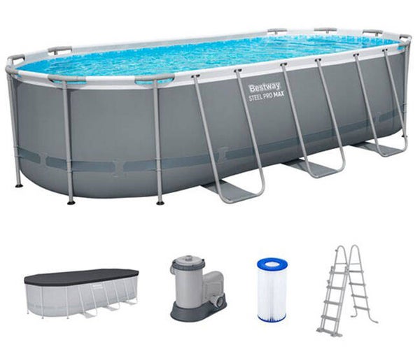 Steel Pro MAX™ Frame Pool mit Filterpumpe 549 x 274 x 122 cm