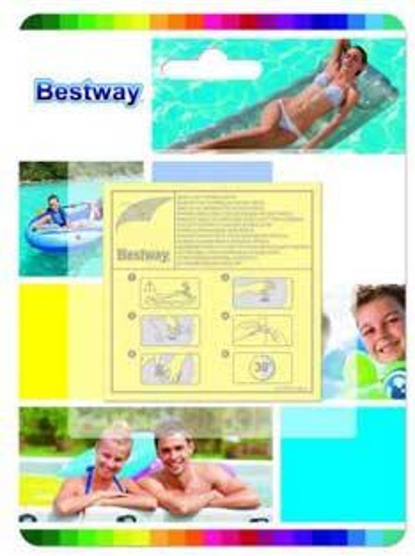 Bestway® selbstklebende Reparaturflicken 6,5 x 6,5 cm,