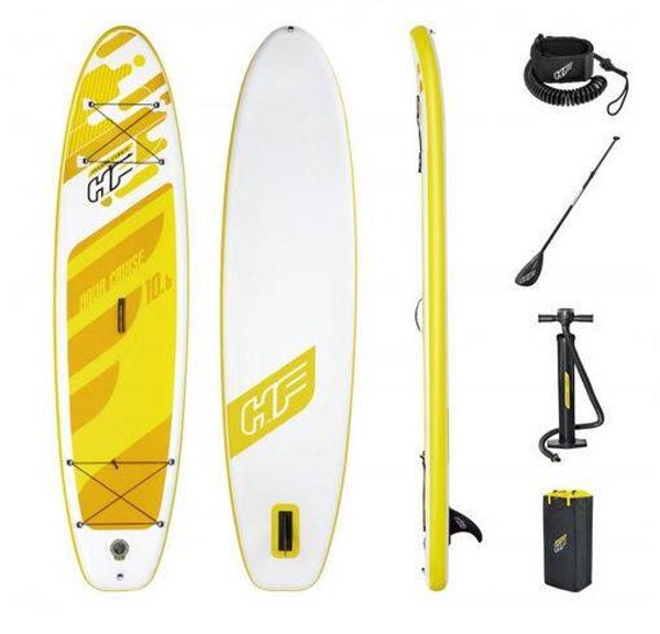 Hydro-Force™ SUP Touring Board-Set, Aqua Cruise, 320 x 76 x 12 cm, mit Paddel